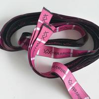 Super quality customized polyester webbing Strap woven fabric tape ribbon label
