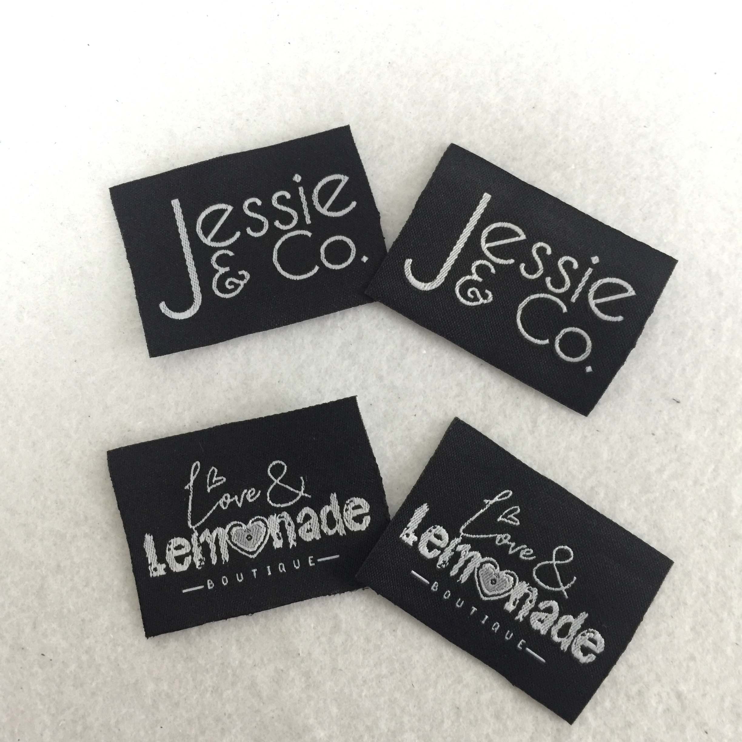 Nylon/polyester Custom garment care woven labels for clothing Home textile